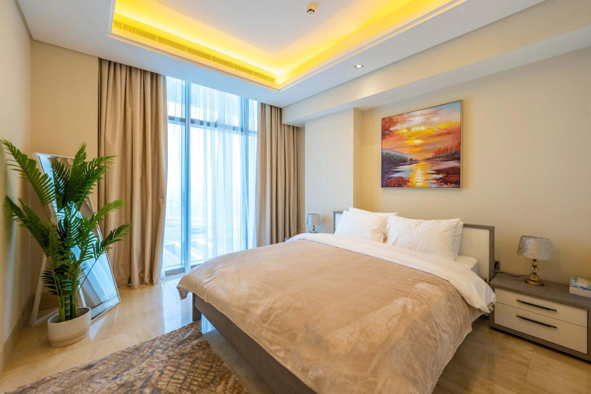 Spacious Beachfront 2 Bedroom Apartment - The 8 Dubai Luaran gambar